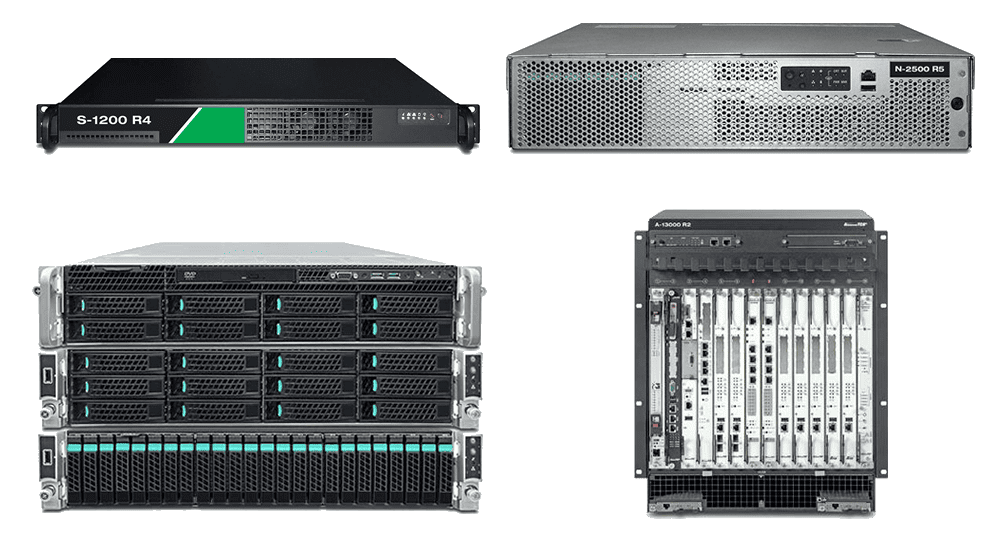 purpose-built, turnkey servers and appliances