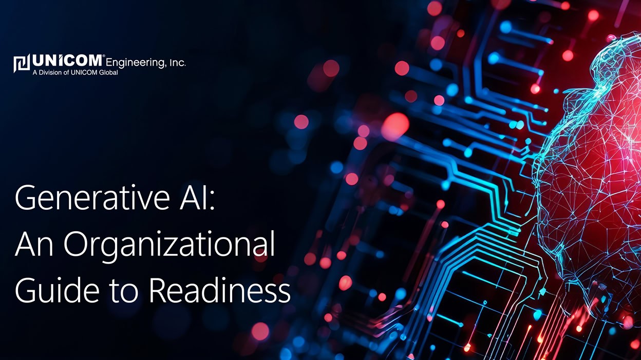 Face of generative artificial intelligence with blue light and green lines in the background