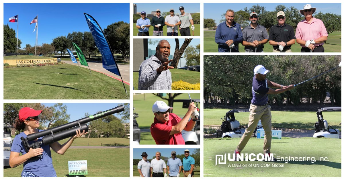 Compilation of images from the UNICOM Engineering Golf Classic 2021 charity event