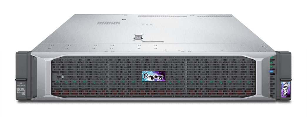 HPE 2U platform standard bezel with logo