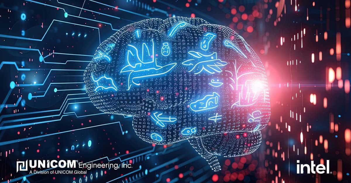 Artificial intelligence concept for advanced technology with edge computing