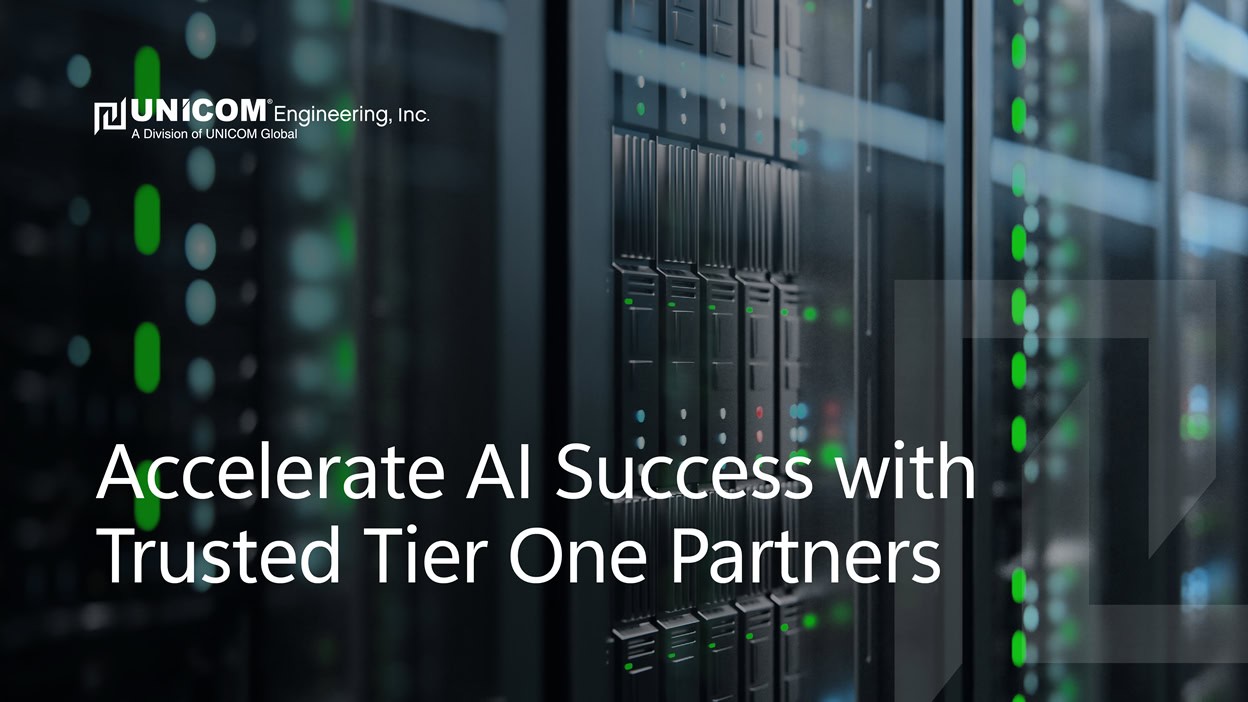 Engineering woman at server terminal