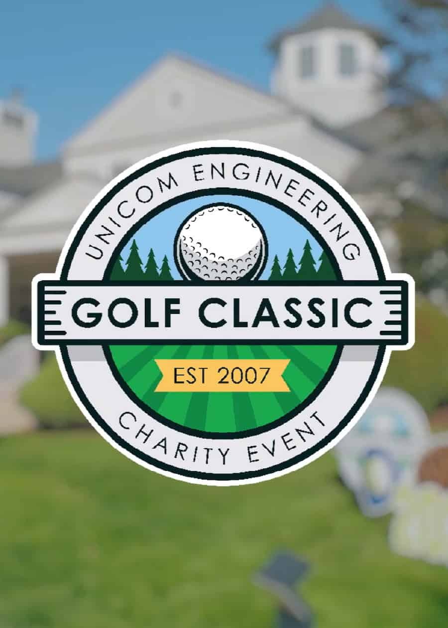 Golf Classic Logo on Background