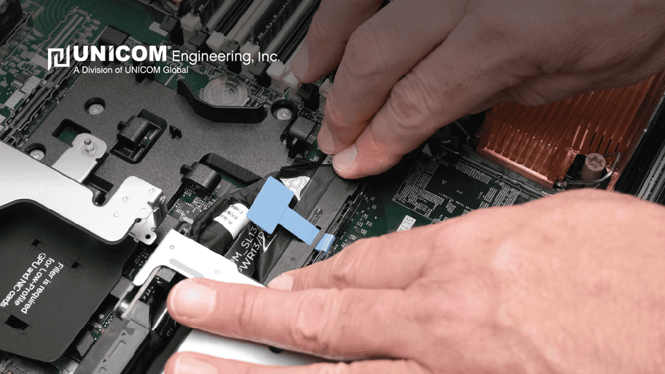 server engineering working on hardware