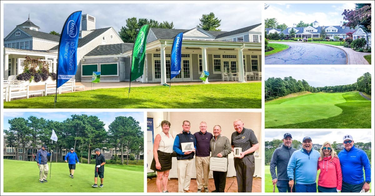 Compilation of photos from the golf tournament 